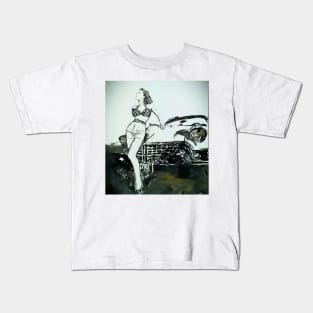 pinup girl Kids T-Shirt